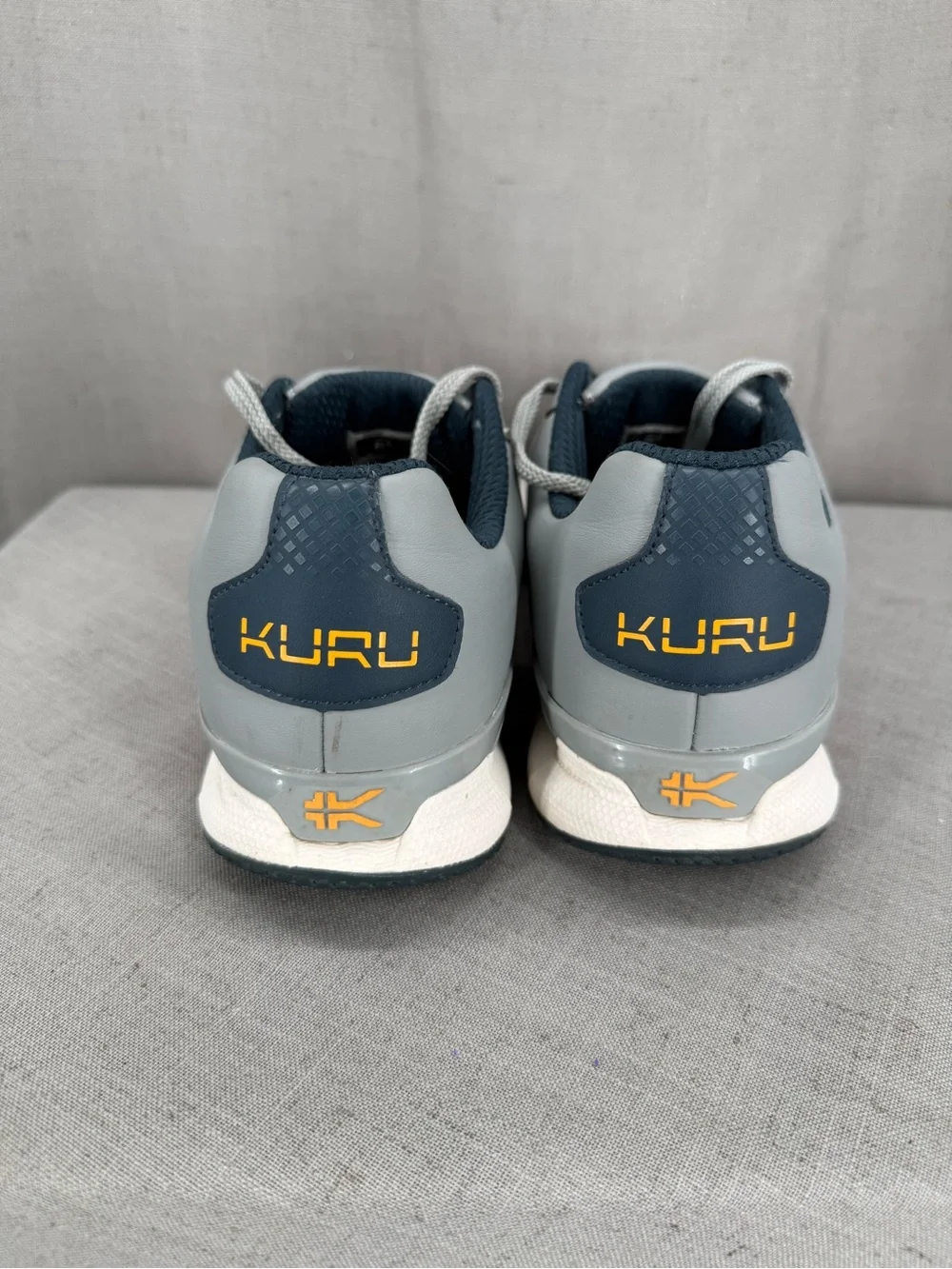 Kuru Quantum 2.0 mens Size 8.5 Medium Gray Athletic Running Shoes Sneakers